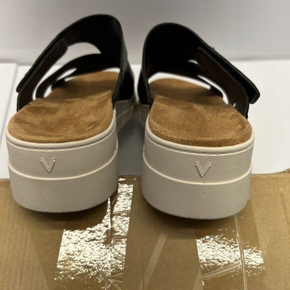 Vionic Uptown Sunset Wedge Slide Sandal Platform Non-Slip Sole Leather SZ 9 NEW - Picture 6 of 8
